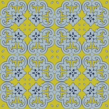 Vector damask seamless pattern background feather curve spiral check cross le Stock Illustration