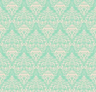 Vector damask seamless pattern background. Classical luxury old fashioned dam Stock Illustration