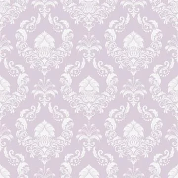 Vector damask seamless pattern background. Classical luxury old fashioned dam Stock Illustration