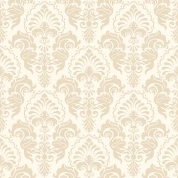 Vector damask seamless pattern background. Classical luxury old fashioned dam Stock Illustration