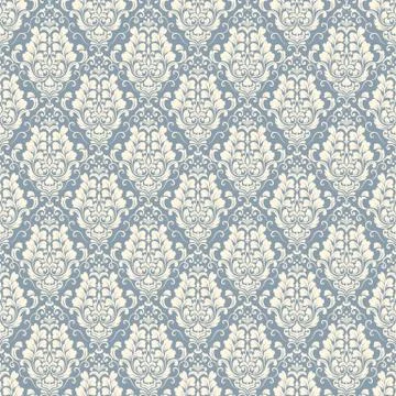 Vector damask seamless pattern background. Classical luxury old fashioned dam Stock Illustration