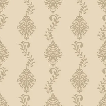 Vector damask seamless pattern background. Classical luxury old fashioned dam Stock Illustration