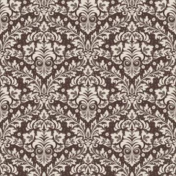 Vector damask seamless pattern background. Classical luxury old fashioned dam Stock Illustration