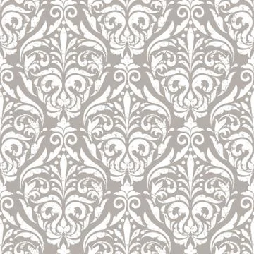 Vector damask seamless pattern background. Classical luxury old fashioned dam 스톡 일러스트