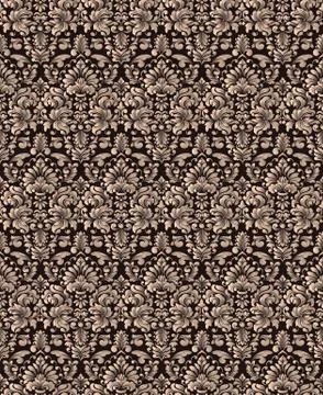 Vector damask seamless pattern background. Classical luxury old fashioned dam Illustrazione stock