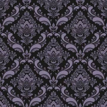 Vector damask seamless pattern background. Classical luxury old fashioned damask 스톡 일러스트