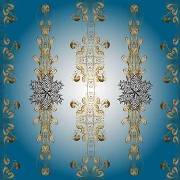 Vector damask seamless pattern background. Exquisite floral baroque template. Pi 스톡 일러스트