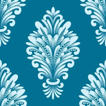 Vector damask seamless pattern element. Classical luxury old fashioned damask Stock Illustration