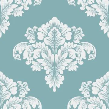 Vector damask seamless pattern element. Classical luxury old fashioned damask Stock Illustration