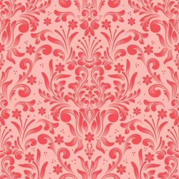 Vector damask seamless pattern element. Classical luxury old fashioned damask Stock Illustration