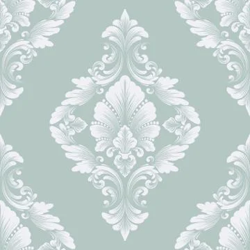 Vector damask seamless pattern element. Classical luxury old fashioned damask 스톡 일러스트