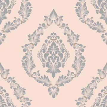 Vector damask seamless pattern element. Classical luxury old fashioned damask Stock Illustration