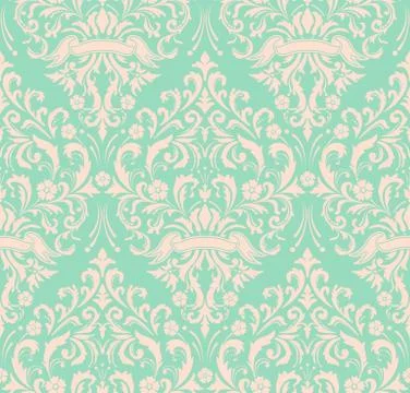 Vector damask seamless pattern element. Classical luxury old fashioned damask Stock Illustration