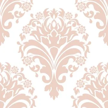 Vector damask seamless pattern element. Classical luxury old fashioned damask 스톡 일러스트