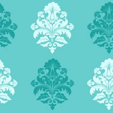 Vector damask seamless pattern element. Classical luxury old fashioned damask 스톡 일러스트