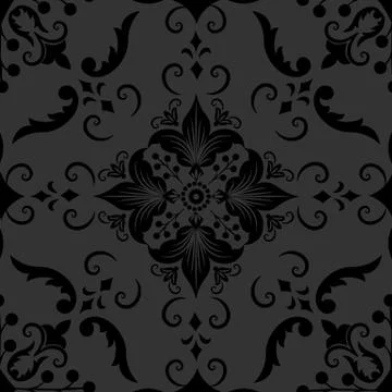 Vector damask seamless pattern element. Classical luxury old fashioned damask Stock Illustration