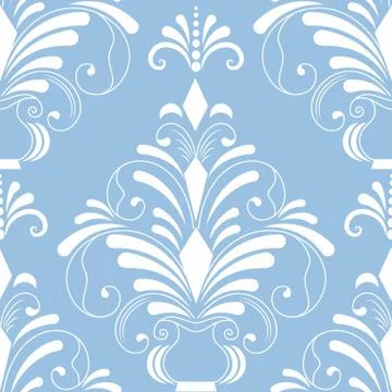 Vector damask seamless pattern element. Classical luxury old fashioned damask Illustrazione stock