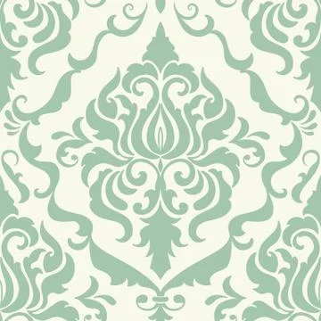 Vector damask seamless pattern element. Classical luxury old fashioned damask Illustrazione stock