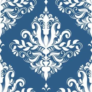 Vector damask seamless pattern element. Classical luxury old fashioned damask Stock Illustration