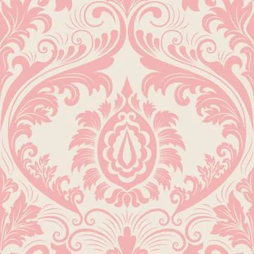 Vector damask seamless pattern element. Classical luxury old fashioned damask Stock Illustration