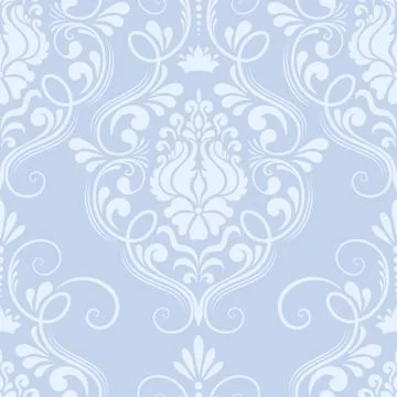 Vector damask seamless pattern element. Classical luxury old fashioned damask 스톡 일러스트