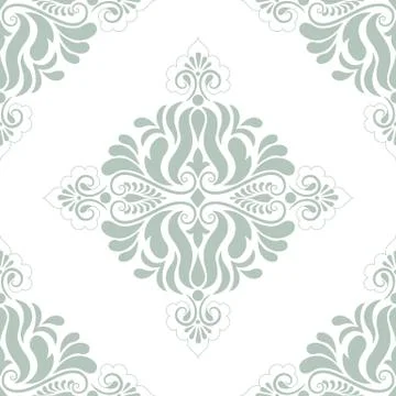 Vector damask seamless pattern element. Classical luxury old fashioned damask 스톡 일러스트