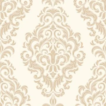 Vector damask seamless pattern element. Classical luxury old fashioned damask Stock Illustration