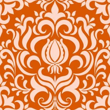 Vector damask seamless pattern element. Classical luxury old fashioned damask Stock Illustration