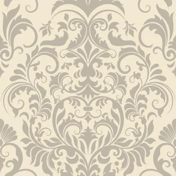 Vector damask seamless pattern element. Classical luxury old fashioned damask Stock Illustration