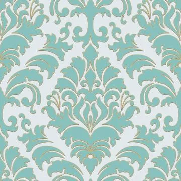 Vector damask seamless pattern element. Classical luxury old fashioned damask Illustrazione stock
