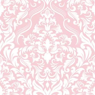 Vector damask seamless pattern element. Classical luxury old fashioned damask 스톡 일러스트