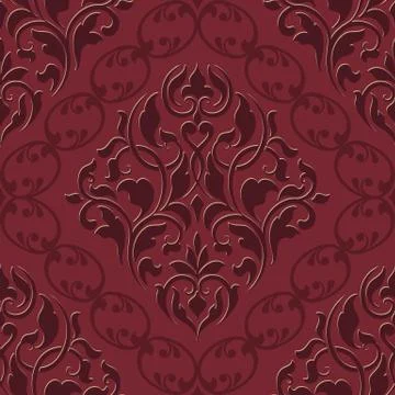 Vector damask seamless pattern element. Classical luxury old fashioned damask Stock Illustration