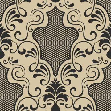 Vector damask seamless pattern element. Classical luxury old fashioned damask Illustrazione stock
