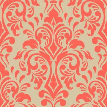 Vector damask seamless pattern element. Classical luxury old fashioned damask 스톡 일러스트