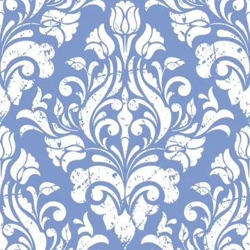 Vector damask seamless pattern element. Classical luxury old fashioned damask Stock Illustration