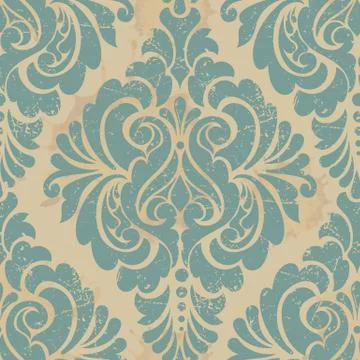 Vector damask seamless pattern element. Classical luxury old fashioned damask Stock Illustration