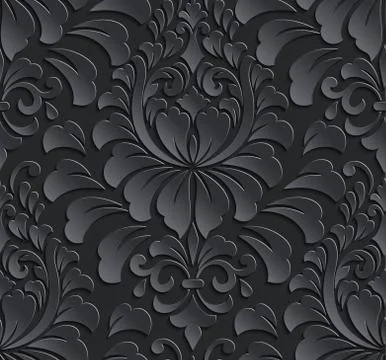 Vector damask seamless pattern element. Elegant luxury texture for wallpapers 스톡 일러스트
