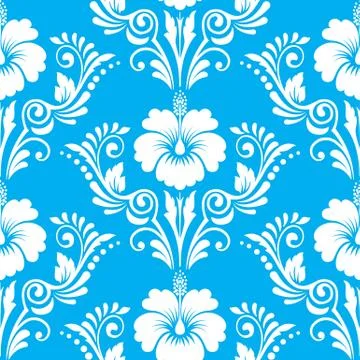 Vector damask seamless pattern element. Classical luxury old fashioned damask 스톡 일러스트