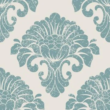 Vector damask seamless pattern element. Classical luxury old fashioned damask Stock Illustration