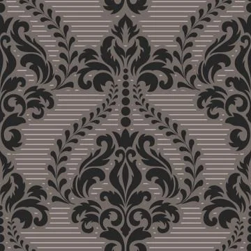 Vector damask seamless pattern element. Classical luxury old fashioned damask Stock Illustration