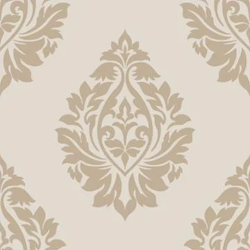 Vector damask seamless pattern element. Classical luxury old fashioned damask Illustrazione stock