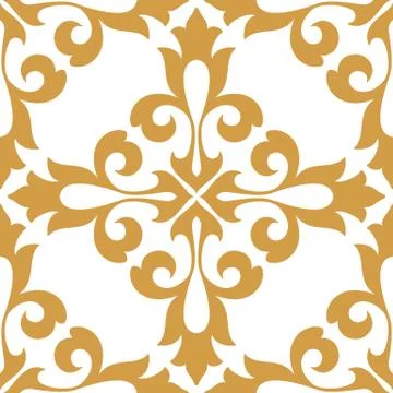 Vector damask seamless pattern element. Classical luxury old fashioned damask Illustrazione stock