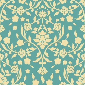 Vector damask seamless pattern element. Classical luxury old fashioned damask Illustrazione stock