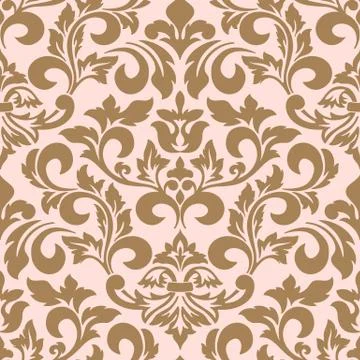 Vector damask seamless pattern element. Classical luxury old fashioned damask Stock Illustration