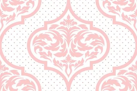 Vector damask seamless pattern element. Classical luxury old fashioned damask Illustrazione stock