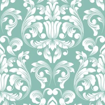 Vector damask seamless pattern element. Classical luxury old fashioned damask Stock Illustration