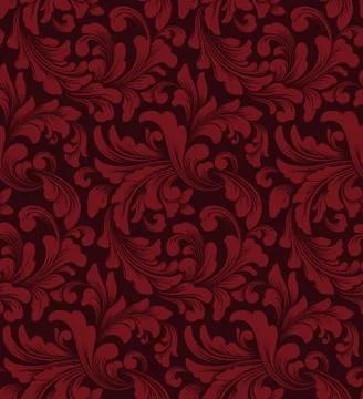 Vector damask seamless pattern element. Classical luxury old fashioned damask Stock Illustration
