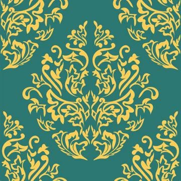 Vector damask seamless pattern element. Classical luxury old fashioned damask Stock Illustration