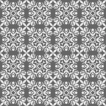 Vector damask seamless pattern element. Illustrazione stock
