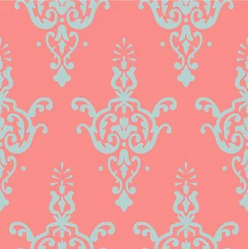 Vector damask seamless pattern Stock Illustration